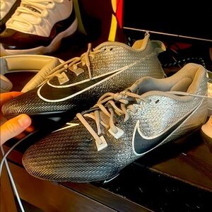 Nike Black and Gray Soccer Cleats